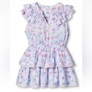 Love Shack Fancy x Target Lou Double Ruffle Dress Sz Small SOLD OUT LAVENDER